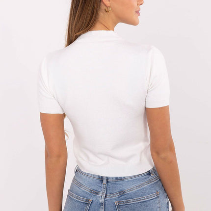  Short sleeve sweater model 220372 Factory Price 