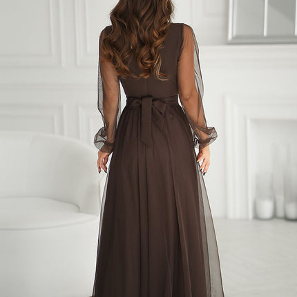 Long dress model 220610 Bicotone 