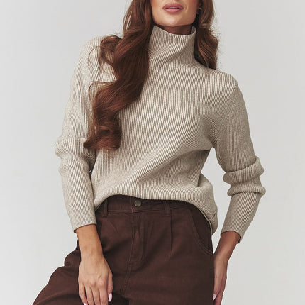  Turtleneck model 220775 Makadamia 
