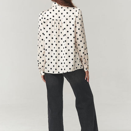  Long sleeve shirt model 220782 Makadamia 