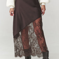  Skirt model 220785 Makadamia 