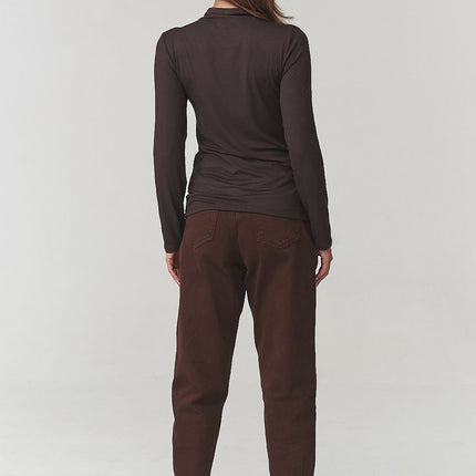  Blouse model 220802 Makadamia 