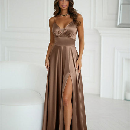  Long dress model 220834 Bicotone 