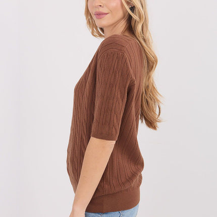  Short sleeve sweater model 222835 Factory Price 