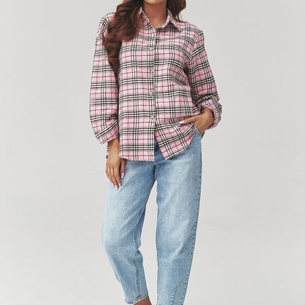  Long sleeve shirt model 223233 Makadamia 