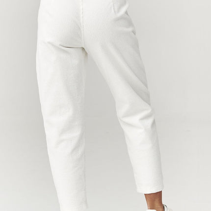  corduroy trousers model 223242 Makadamia 