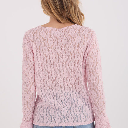  Lace blouse model 223407 Italy Moda 