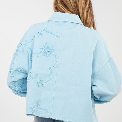  Denim jacket model 223793 Rue Paris 