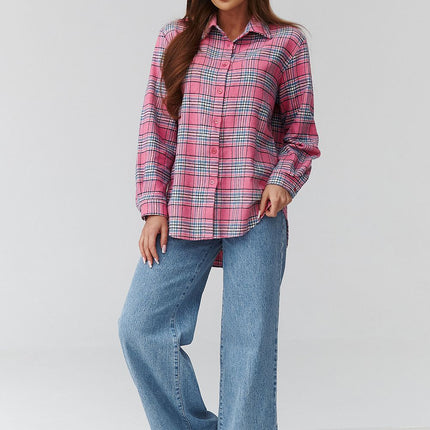  Long sleeve shirt model 224091 Makadamia 