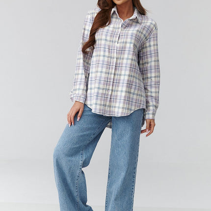  Long sleeve shirt model 224092 Makadamia 