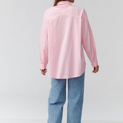  Long sleeve shirt model 224100 Makadamia 
