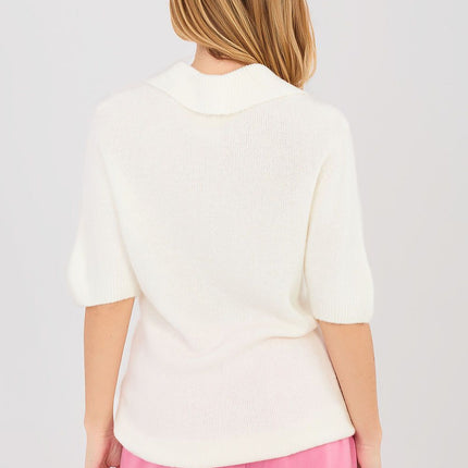  Short sleeve sweater model 224867 Italy Moda 