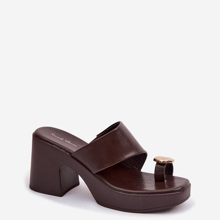  Heeled sandals model 225376 Step in style 