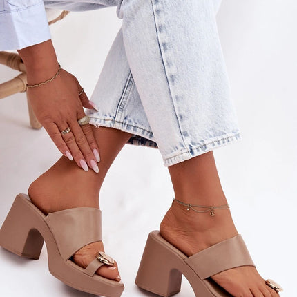  Heeled sandals model 225377 Step in style 