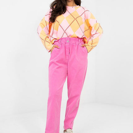  corduroy trousers model 225522 Italy Moda 