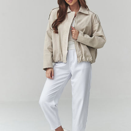  Corduroy jacket model 225692 Makadamia 