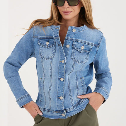  Denim jacket model 227595 Factory Price 