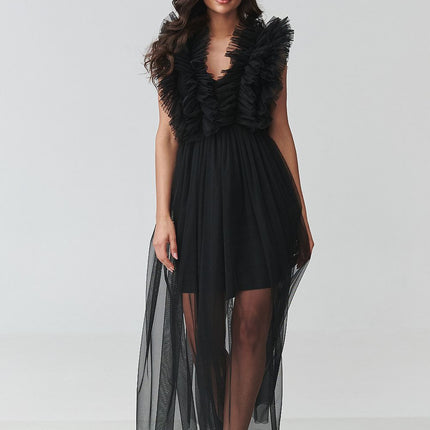  Evening dress model 228316 Makadamia 