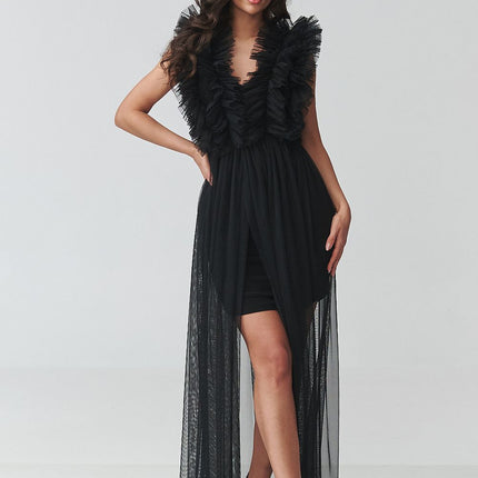  Evening dress model 228316 Makadamia 