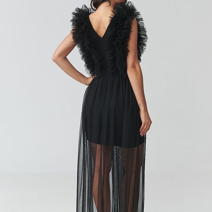  Evening dress model 228316 Makadamia 