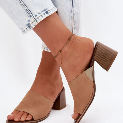  Heeled sandals model 228365 Step in style 