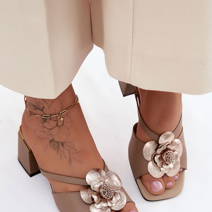  Heeled sandals model 228378 Step in style 