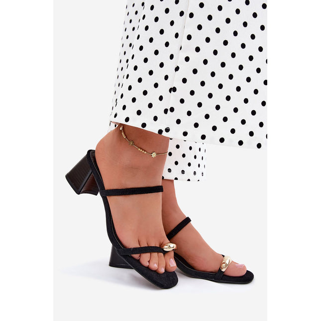  Heeled sandals model 228793 Step in style 