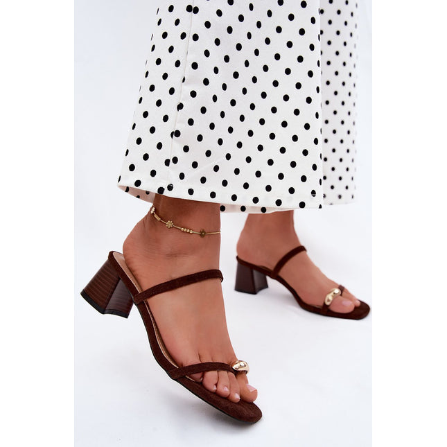  Heeled sandals model 228794 Step in style 