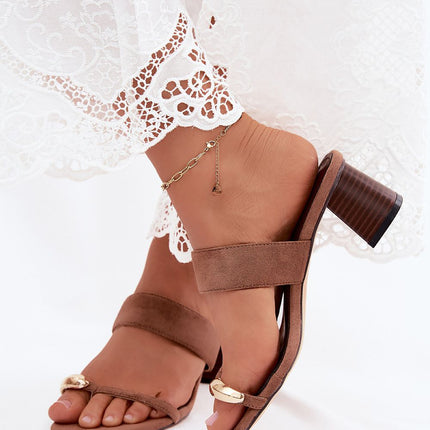 Heeled sandals model 228978 Step in style 