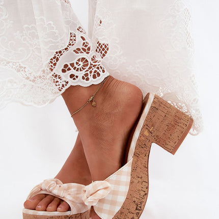  Heeled sandals model 228984 Step in style 