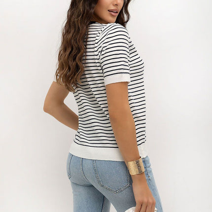  Short sleeve sweater model 230140 Italy Moda 