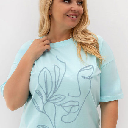  Plus size T-shirt model 230451 Relevance 