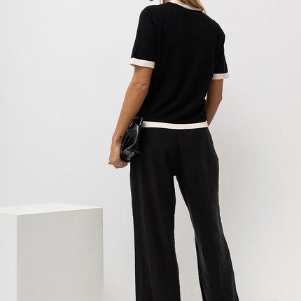  Short sleeve sweater model 230901 Italy Moda 