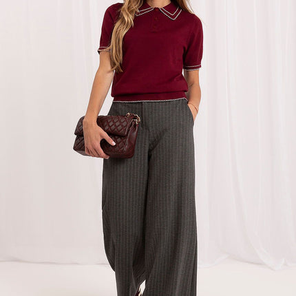  Short sleeve sweater model 230910 Italy Moda 