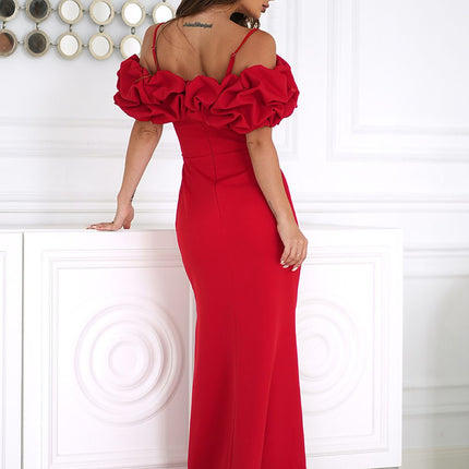  Long dress model 230919 Bicotone 