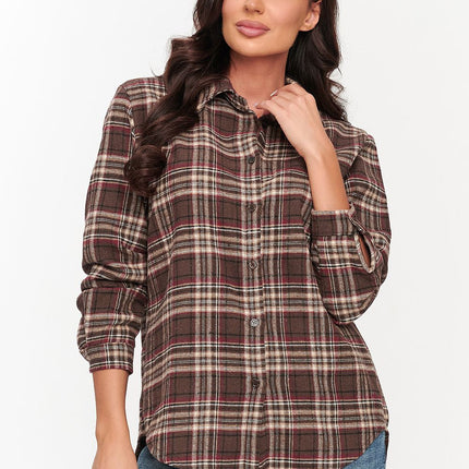  Long sleeve shirt model 231008 Makadamia 