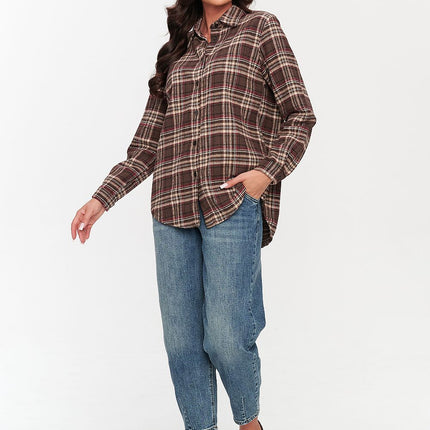  Long sleeve shirt model 231008 Makadamia 