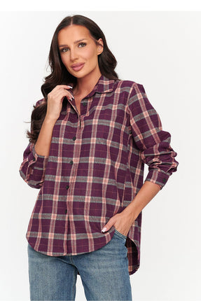  Long sleeve shirt model 231011 Makadamia 