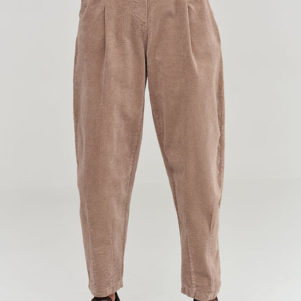  corduroy trousers model 232015 Makadamia 