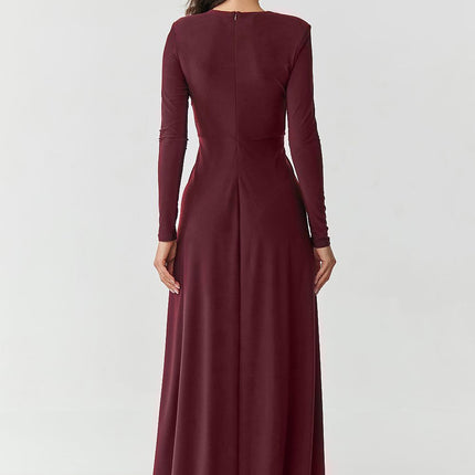  Long dress model 232063 Makadamia 