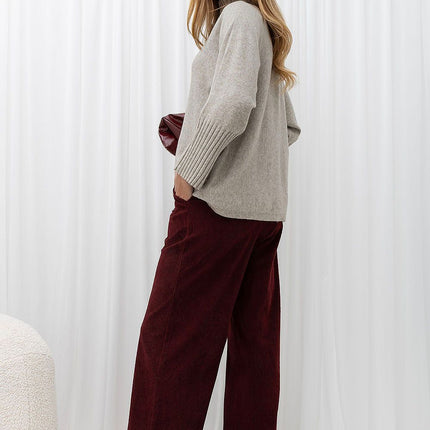  corduroy trousers model 232404 Italy Moda 