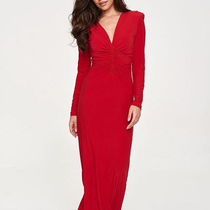  Long dress model 232508 Makadamia 