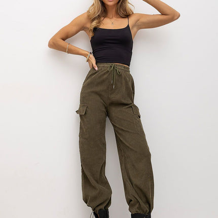  corduroy trousers model 232539 Factory Price 