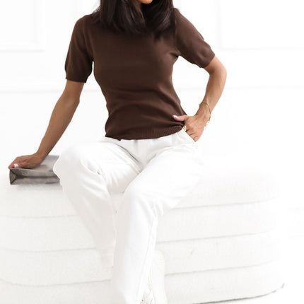  Short sleeve sweater model 232579 Factory Price 