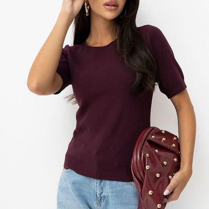  Short sleeve sweater model 232582 Factory Price 