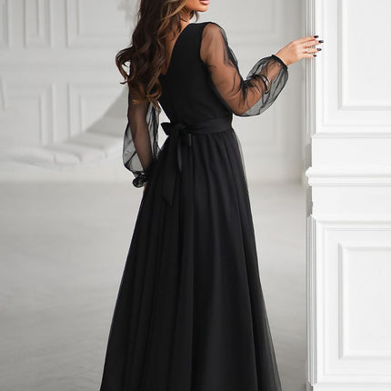  Long dress model 232800 Bicotone 