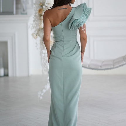  Long dress model 232802 Bicotone 