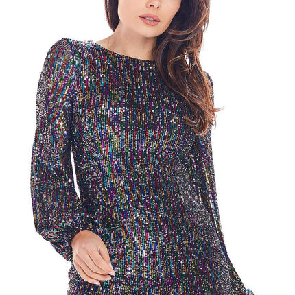  Evening dress model 139583 awama 