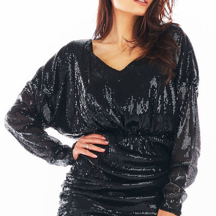  Short dress model 150772 awama 