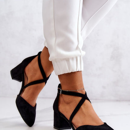 Block heel pumps Step in style